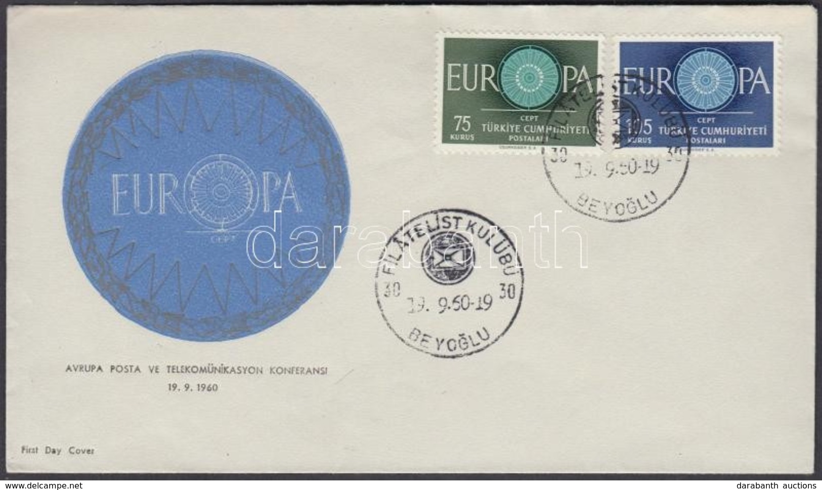 1960 Europa CEPT Sor Mi 1774-1775 FDC-n - Autres & Non Classés