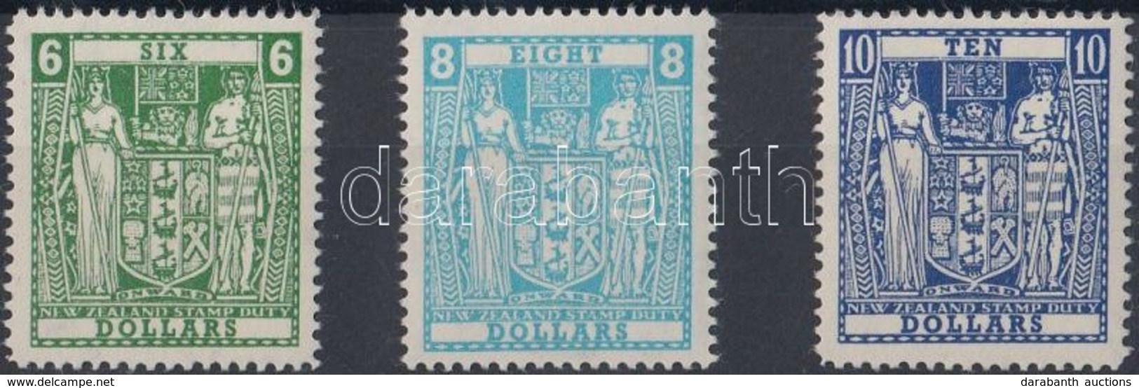 ** 1967 3 Db Portó Bélyeg Mi 83-85 C - Sonstige & Ohne Zuordnung