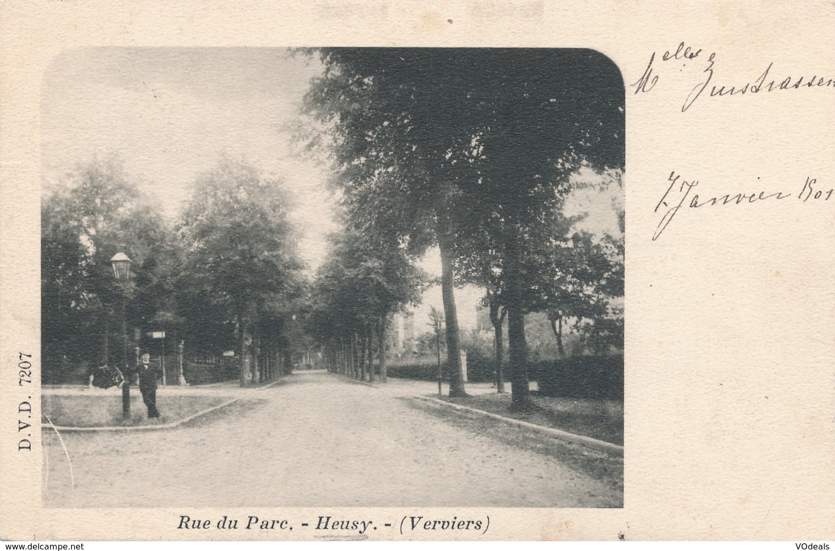 CPA - Belgique - Rue Du Parc - Heusy - Verviers