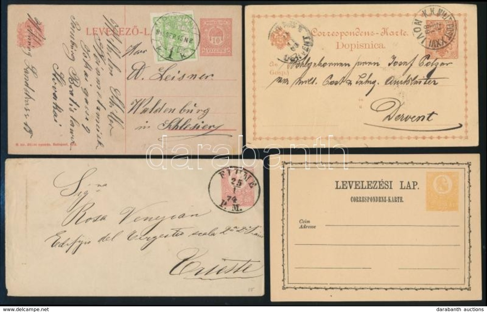 1871- 1938 16 Küldemény Jobbakkal / 16 Covers, Postcards With Better Ones - Other & Unclassified