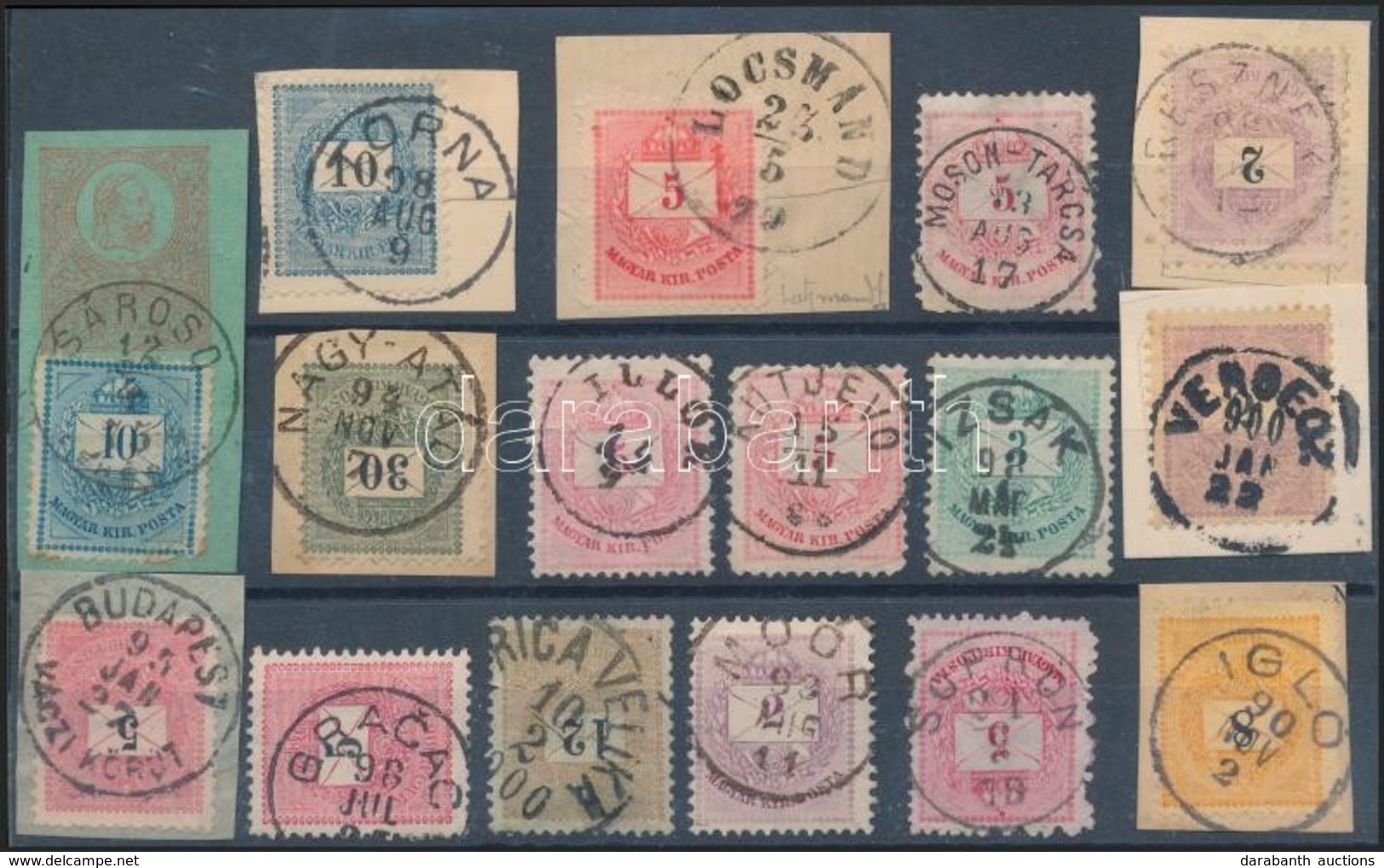 O 16 Db Krajcáros Bélyeg Szép Bélyegzésekkel / 16 Krajcár Stamps With Nice Cancellations - Autres & Non Classés