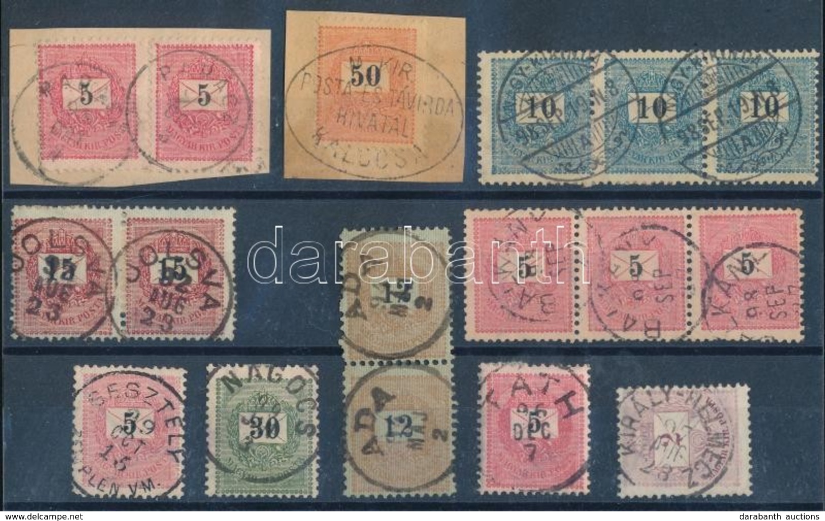 O 17 Db Krajcáros Bélyeg Szép, Olvasható Bélyegzésekkel / 17 Stamps With Nice And Readable Cancellations - Other & Unclassified