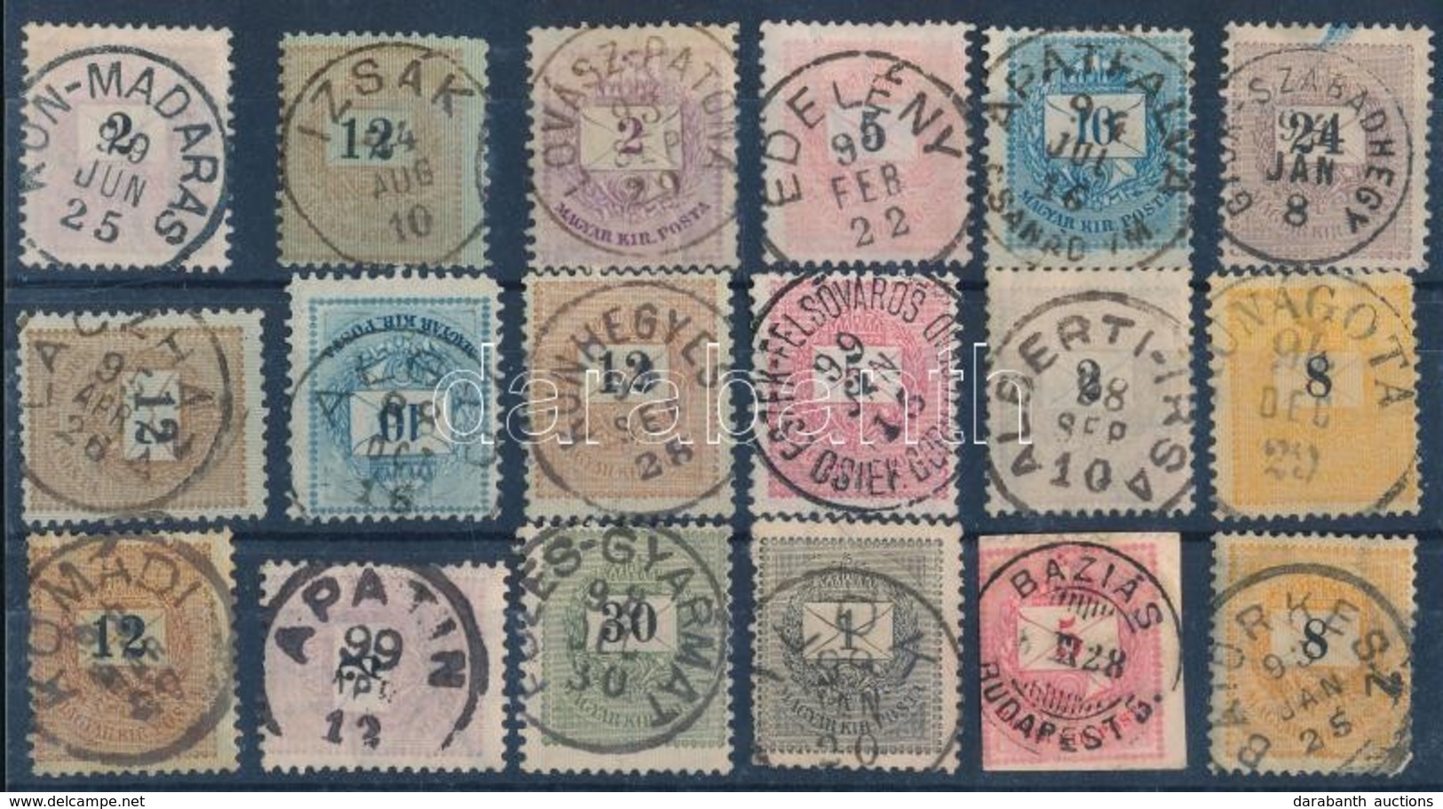 O 18 Db Krajcáros Bélyeg Szép, Olvasható Bélyegzésekkel / 18 Stamps With Nice And Readable Cancellations - Other & Unclassified