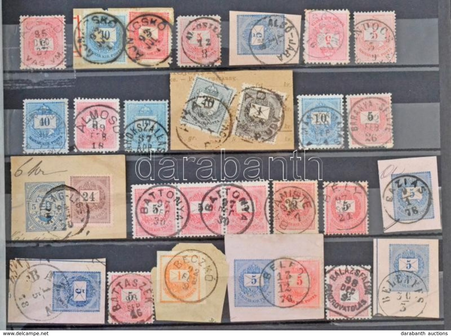 O 1874-1899 755 Db Szép Krajcáros Bélyegzés / Collection Of 755 Nice Cancellations On Krajcár Stamps - Autres & Non Classés
