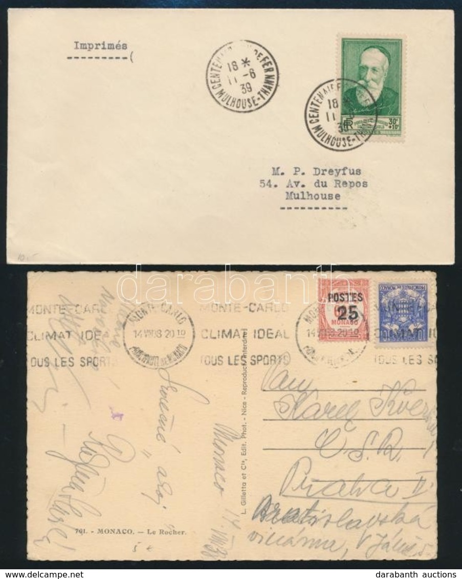 Franciaország és Monaco 35 Db Régi Küldemény Sok Jobbal  / France And Monasco 35 Old Covers, Postcards Including A Few B - Autres & Non Classés