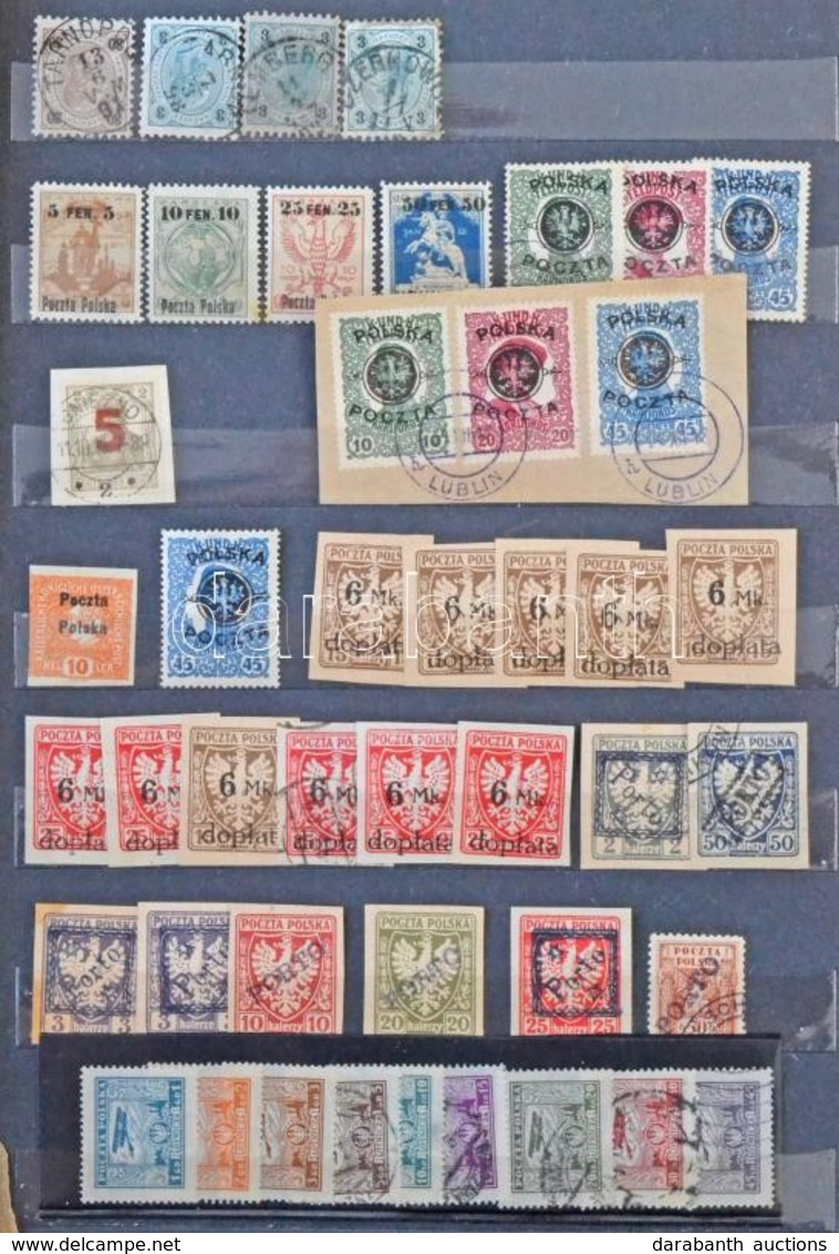 ** * O Lengyelország Kis összeállítás 1919-1980 160 Db Bélyeg és 1 Blokk, Közte Több Magas értékű Darab / Poland Small L - Autres & Non Classés