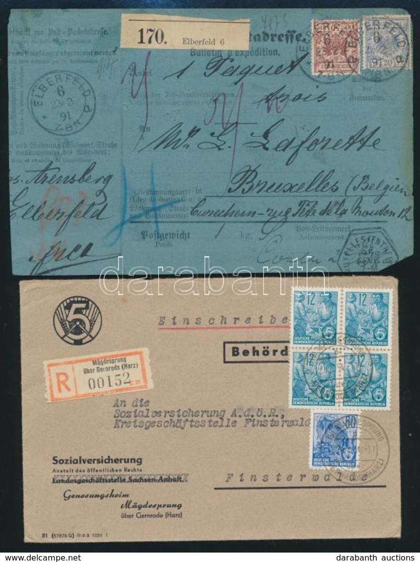 Németország 17 Küldemény Jobbakkal / Germany 17 Covers, Postcards With Better Ones - Other & Unclassified