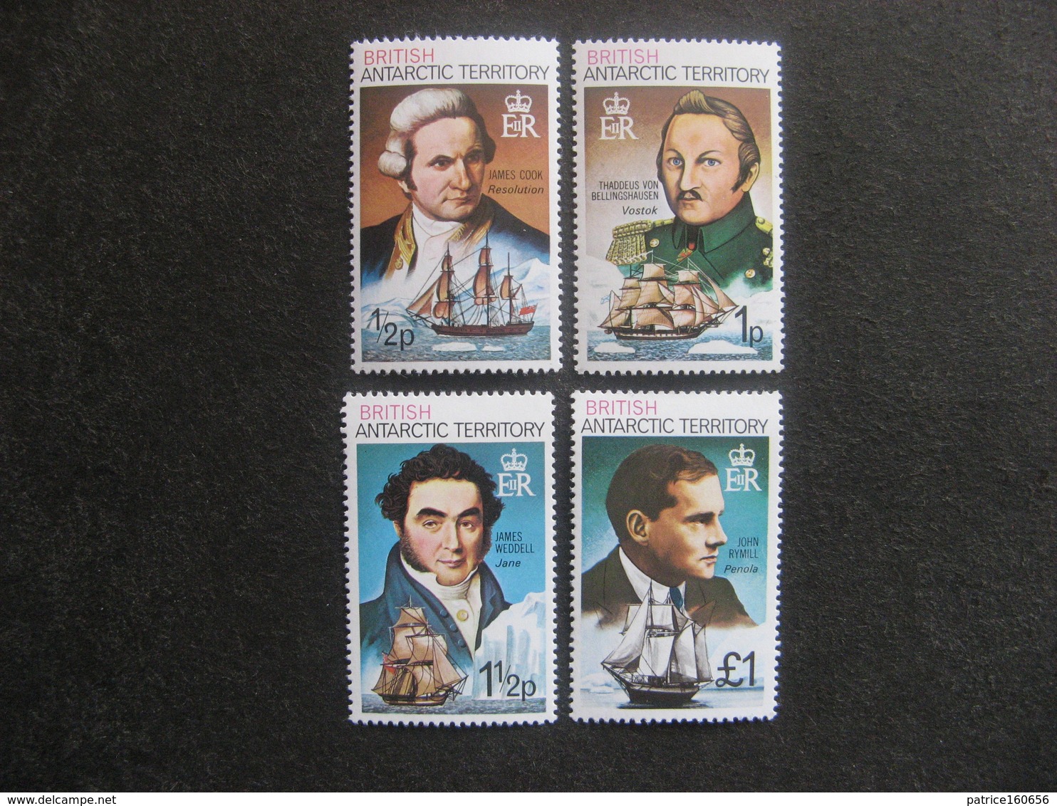 Territoire Antarctique Britannique: TB Série N° 71 Au N° 74, Neufs XX. - Unused Stamps