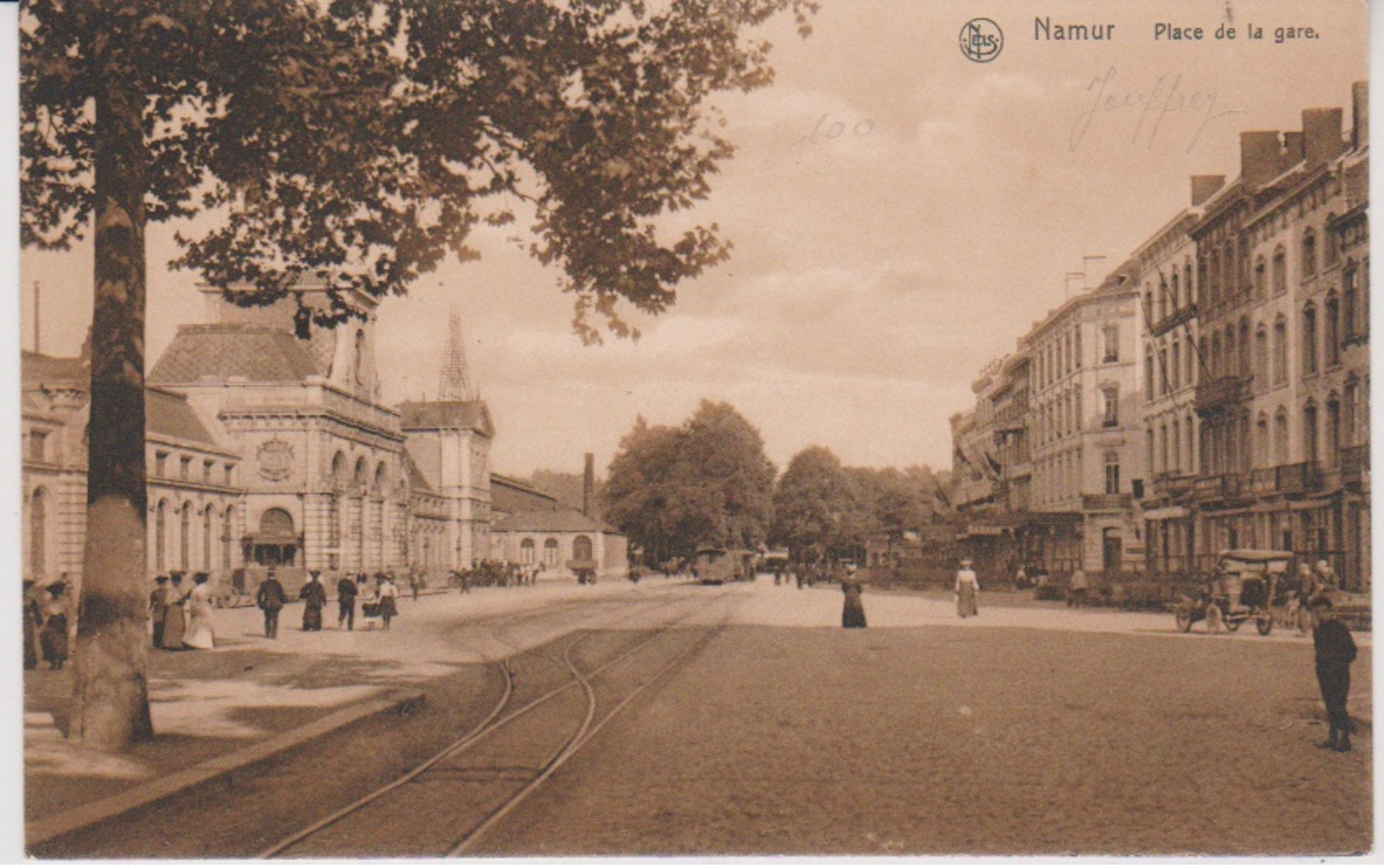 CP - TRAINS - Gare - Namur - Place De La Gare 1910. - Stations - Zonder Treinen