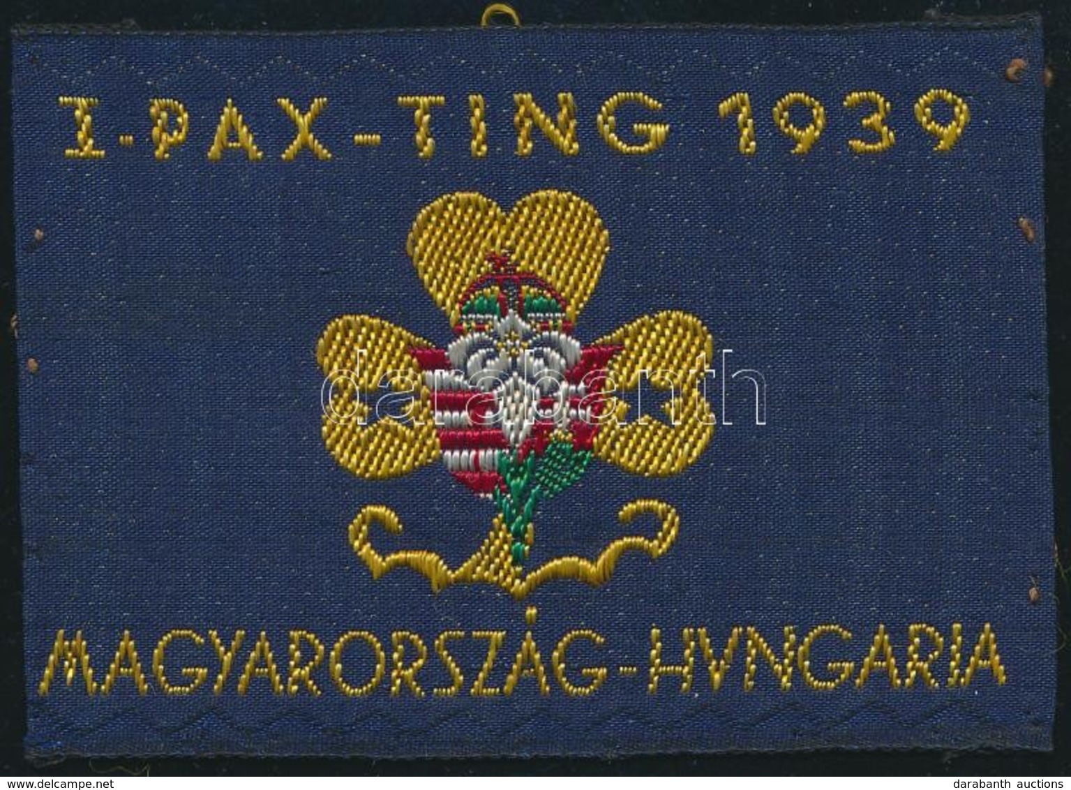 1939 Pax-Ting Magyarország Textilfelvarró - Pfadfinder-Bewegung