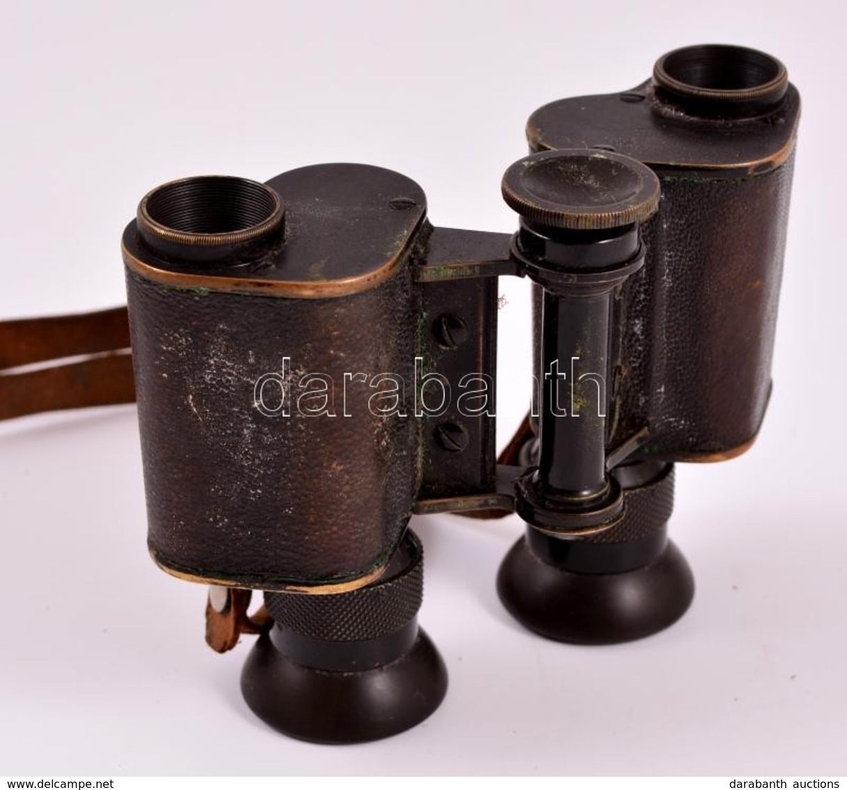 Cca 1902 C. P. Goerz Wien U. Pozsony.M7 Tiszti Távcső (6×) Távcső, A, Sorozatszám: 2601. Jó állapotban / Antique K.u.k.  - Other & Unclassified