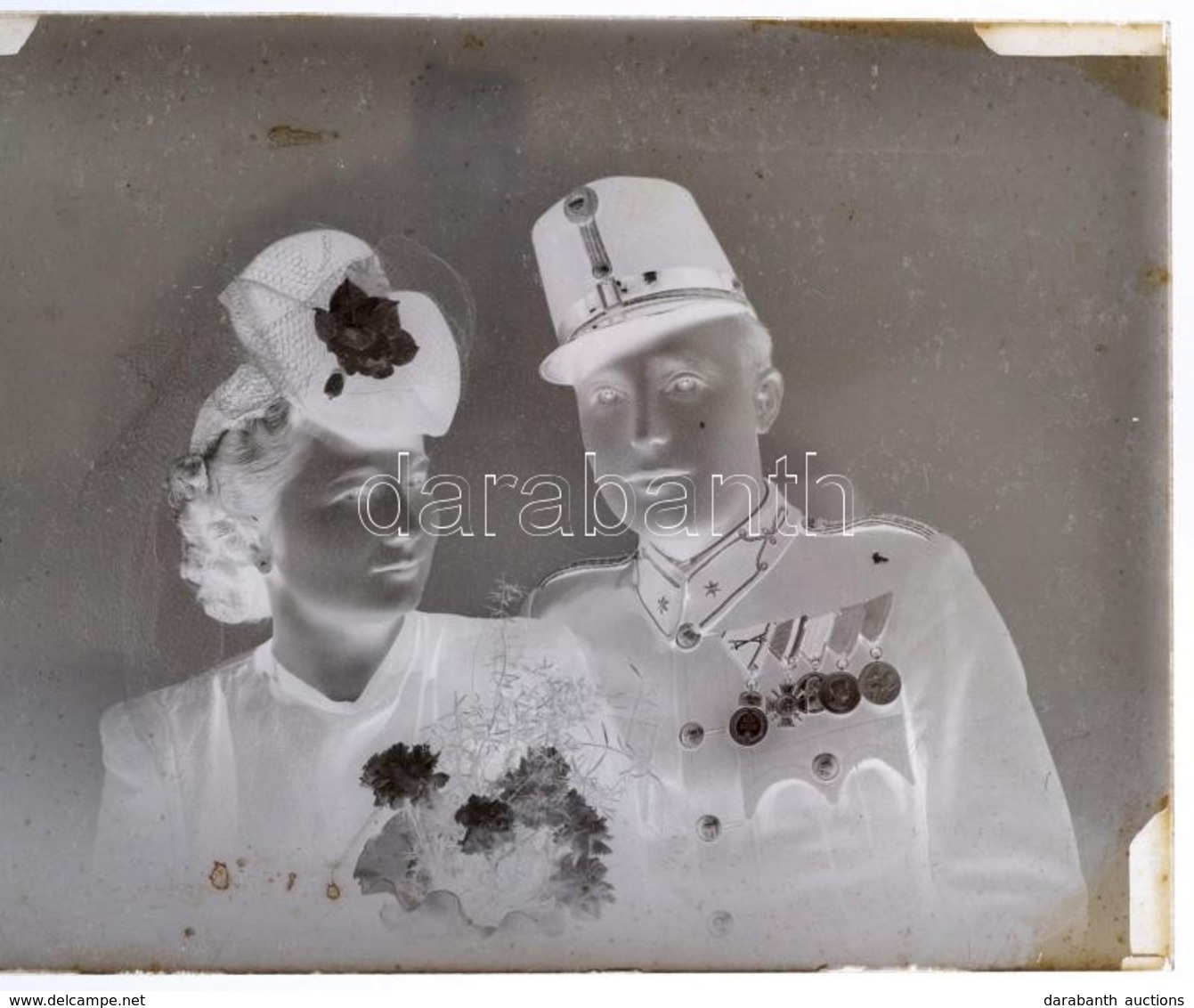 Cca 1930-as évek, Eger, A Foto-GRÁF Műterem Hagyatékából 16 Db - Katonai Témájú - üveglemez Negatív, 12x16 Cm és 8x12 Cm - Other & Unclassified