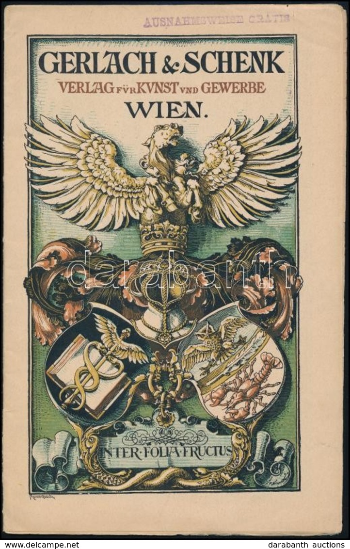 Cca 1890 Gerlach & Schenk Bécsi Művészeti Nyomda  Reklámfüzete, Jó állapotban, 10p - Ohne Zuordnung