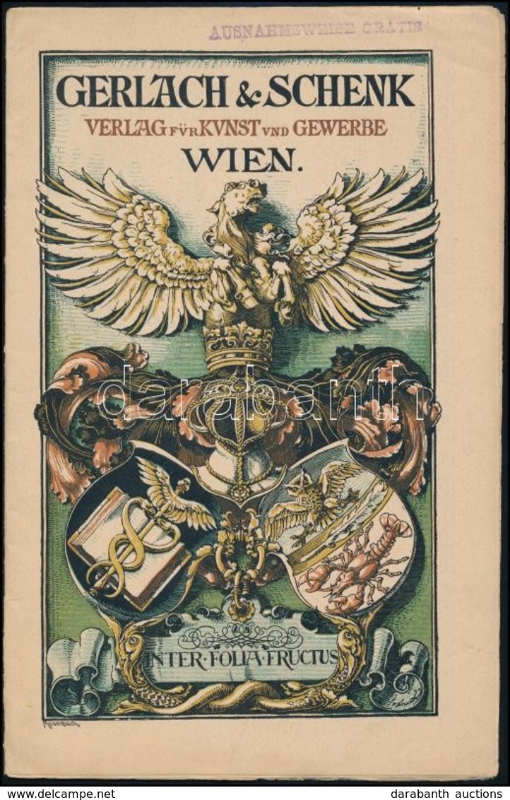 Cca 1890 Gerlach & Schenk Bécsi Művészeti Nyomda  Reklámfüzete, Jó állapotban, 10p - Non Classés