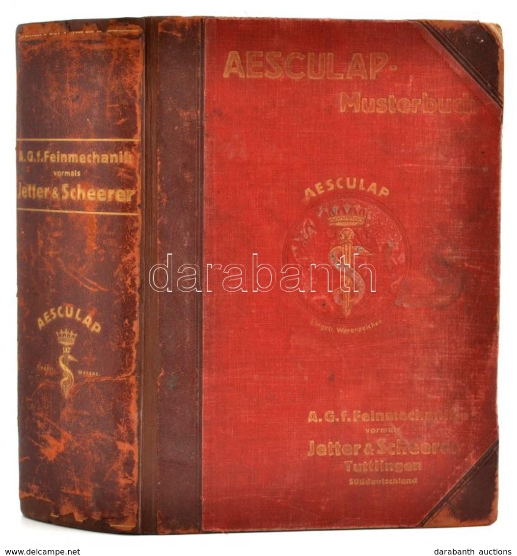Cca 1920-1930 Aesculap-Musterbuch. Orvosi Eszköz Katalógus. Tuttlingen, Aktiengesellschaft Für Feinmechanik, 88+2848 P.  - Non Classés