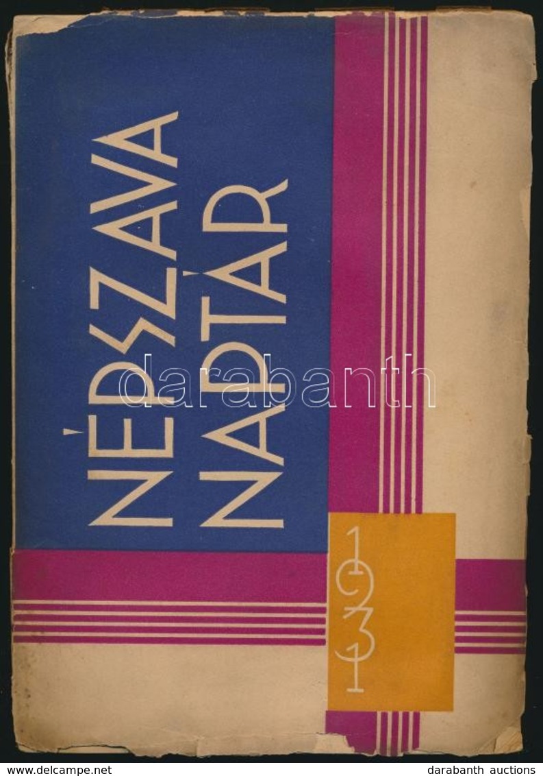 1931 Népszava Naptár, Díszes Papírkötésben, érdekes írásokkal - Unclassified