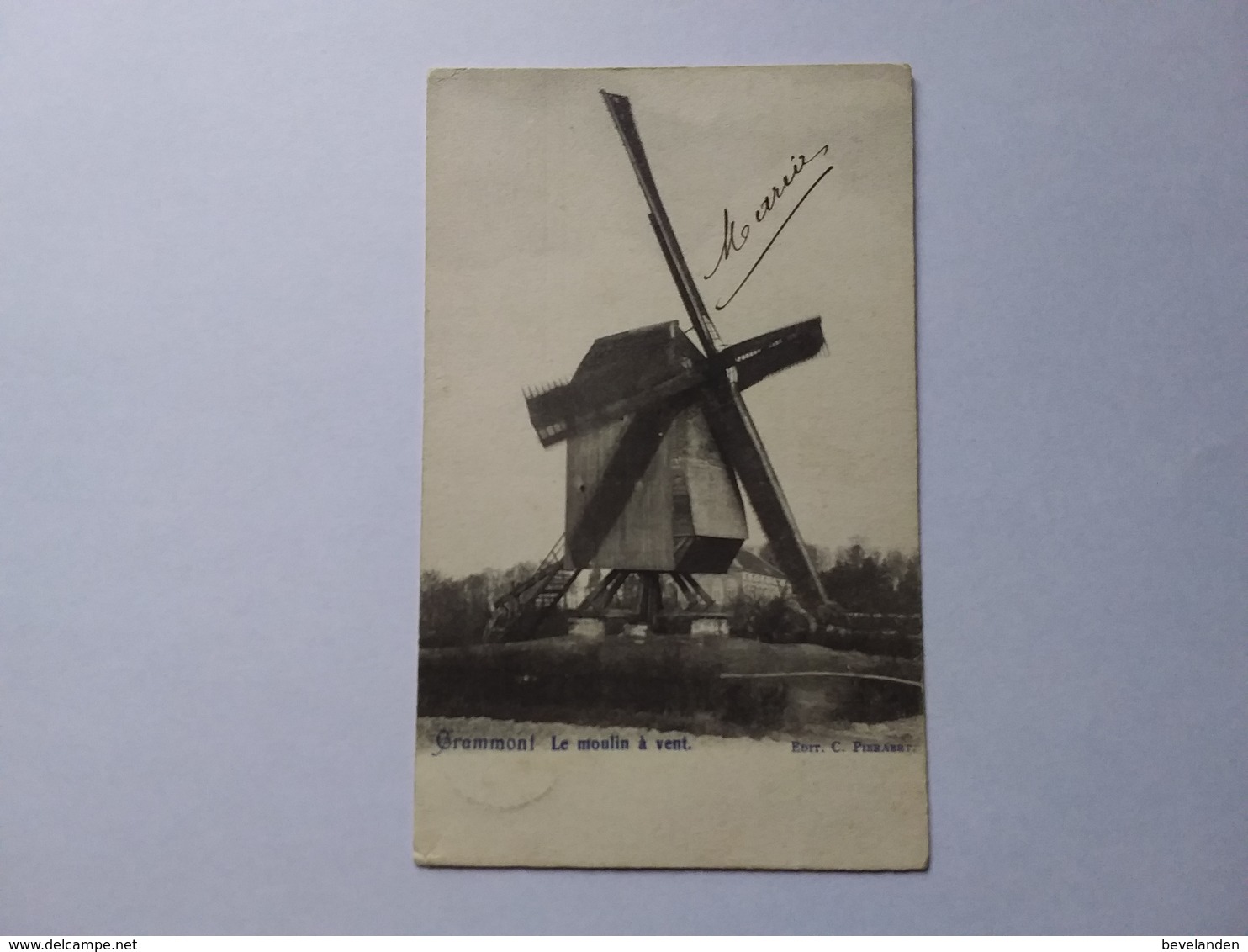 Postkaart Geraardsbergen Grammont Molen Le Moulin A Vent - Aalter