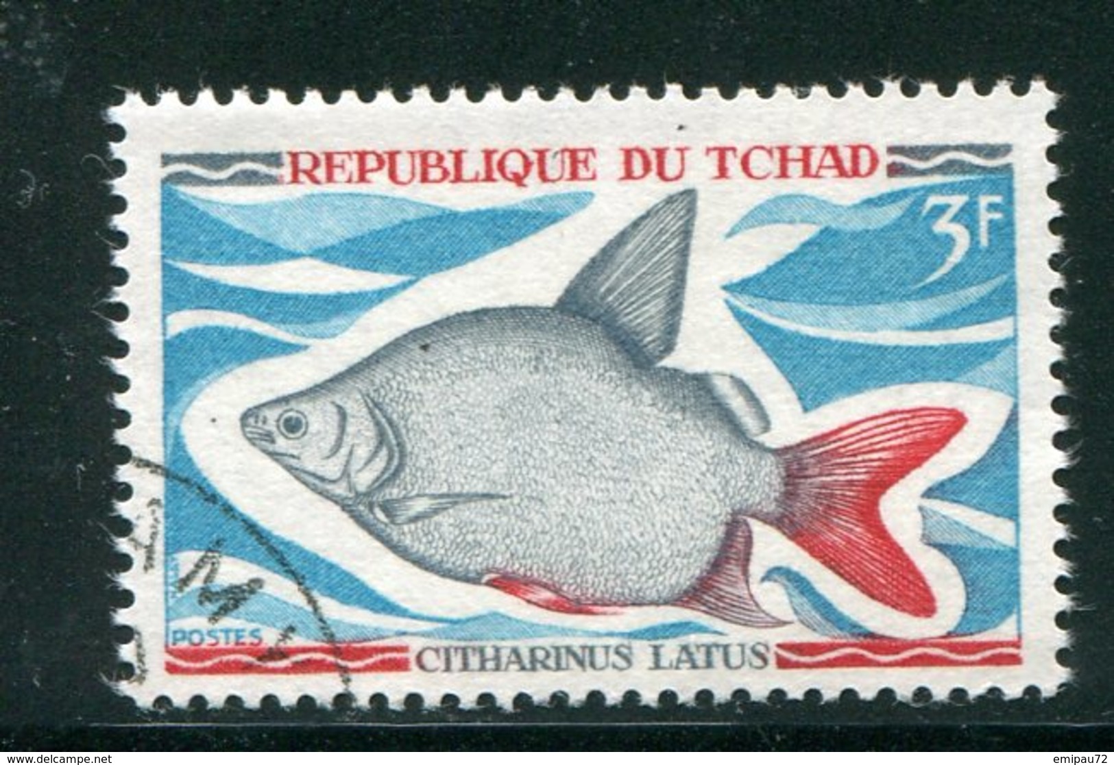 TCHAD- Y&T N°217- Oblitéré (poissons) - Tchad (1960-...)