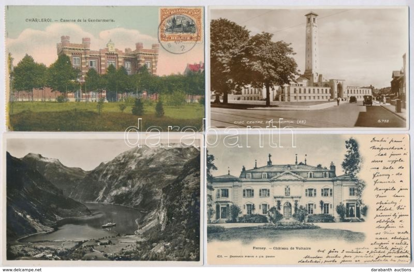 ** * 59 Db Régi Külföldi Képeslap, Közte Több Anglia, Belgium / 59 Old Foreign Postcards With More England, Belgium - Unclassified