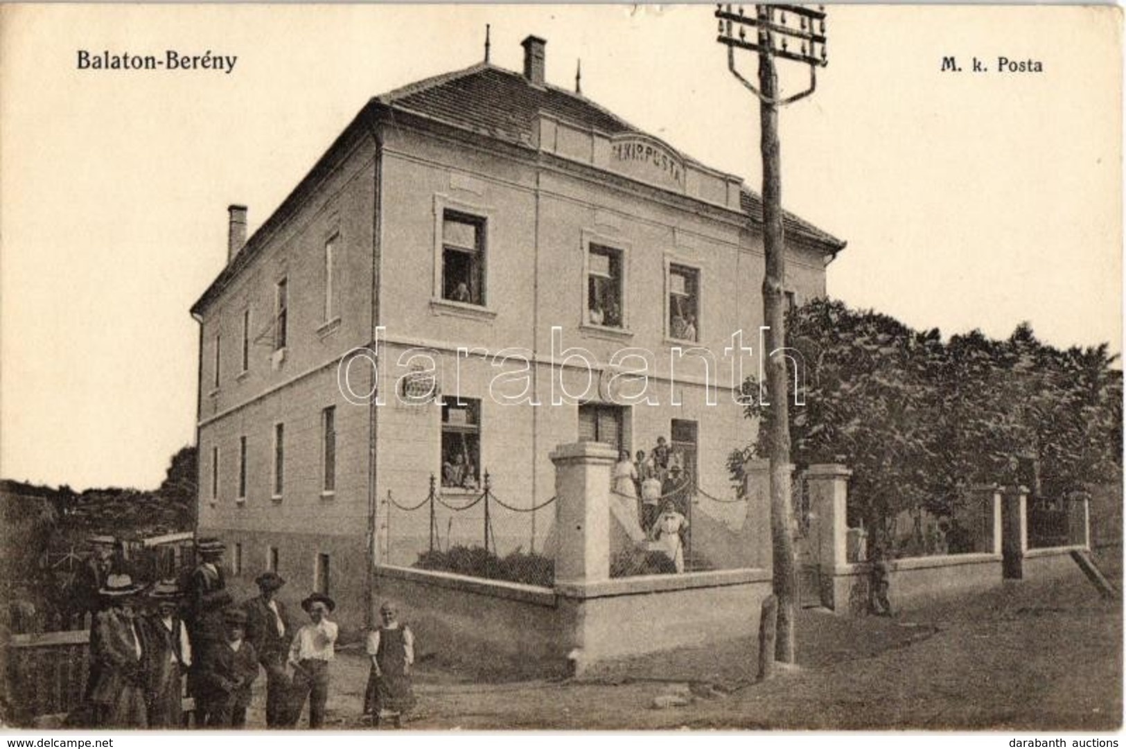 T2/T3 Balatonberény, M. Kir. Posta. Szitásné Kiadása - Non Classés