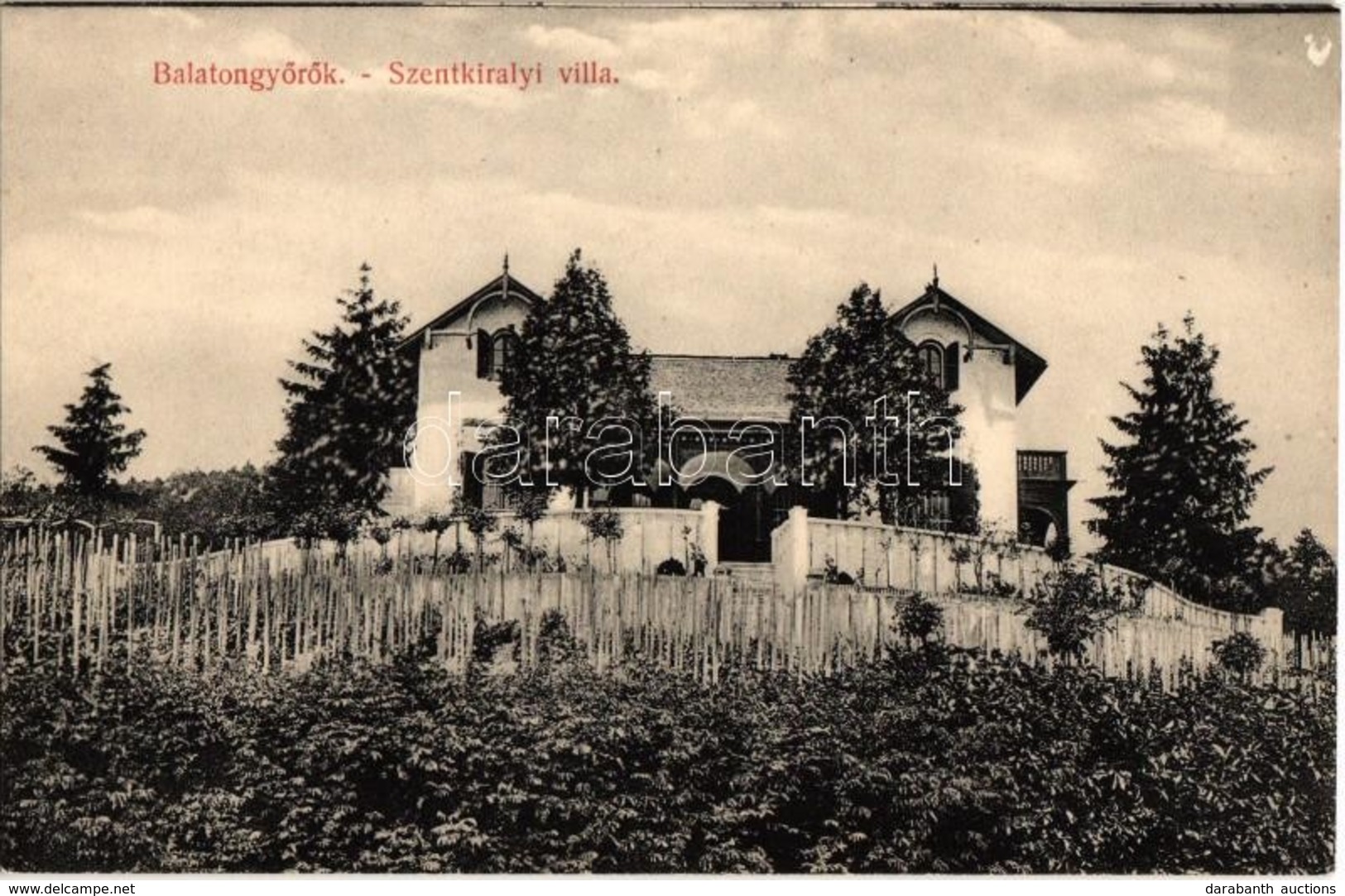 ** T1/T2 Balatongyörök, Szentkirályi Villa, Szőlőskert - Ohne Zuordnung