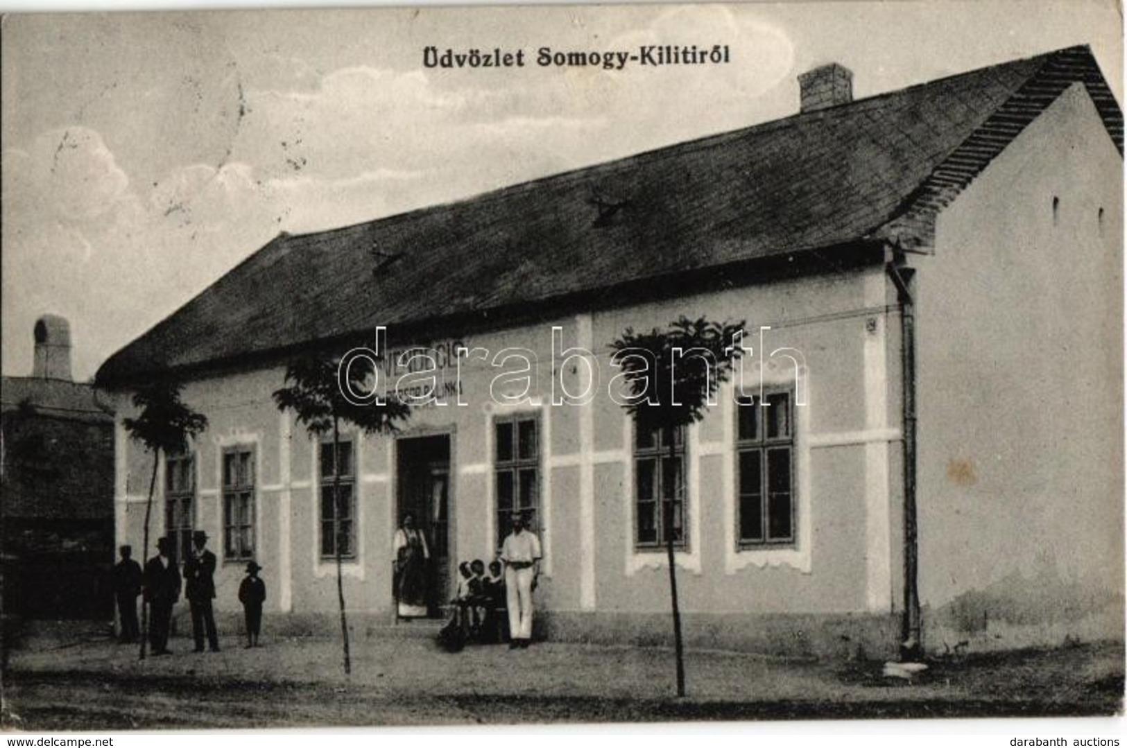 T2/T3 1918 Balatonkiliti, Somogy-kiliti (Siófok); Vendéglő, Bor, Sör és Pálinka Mérés - Ohne Zuordnung