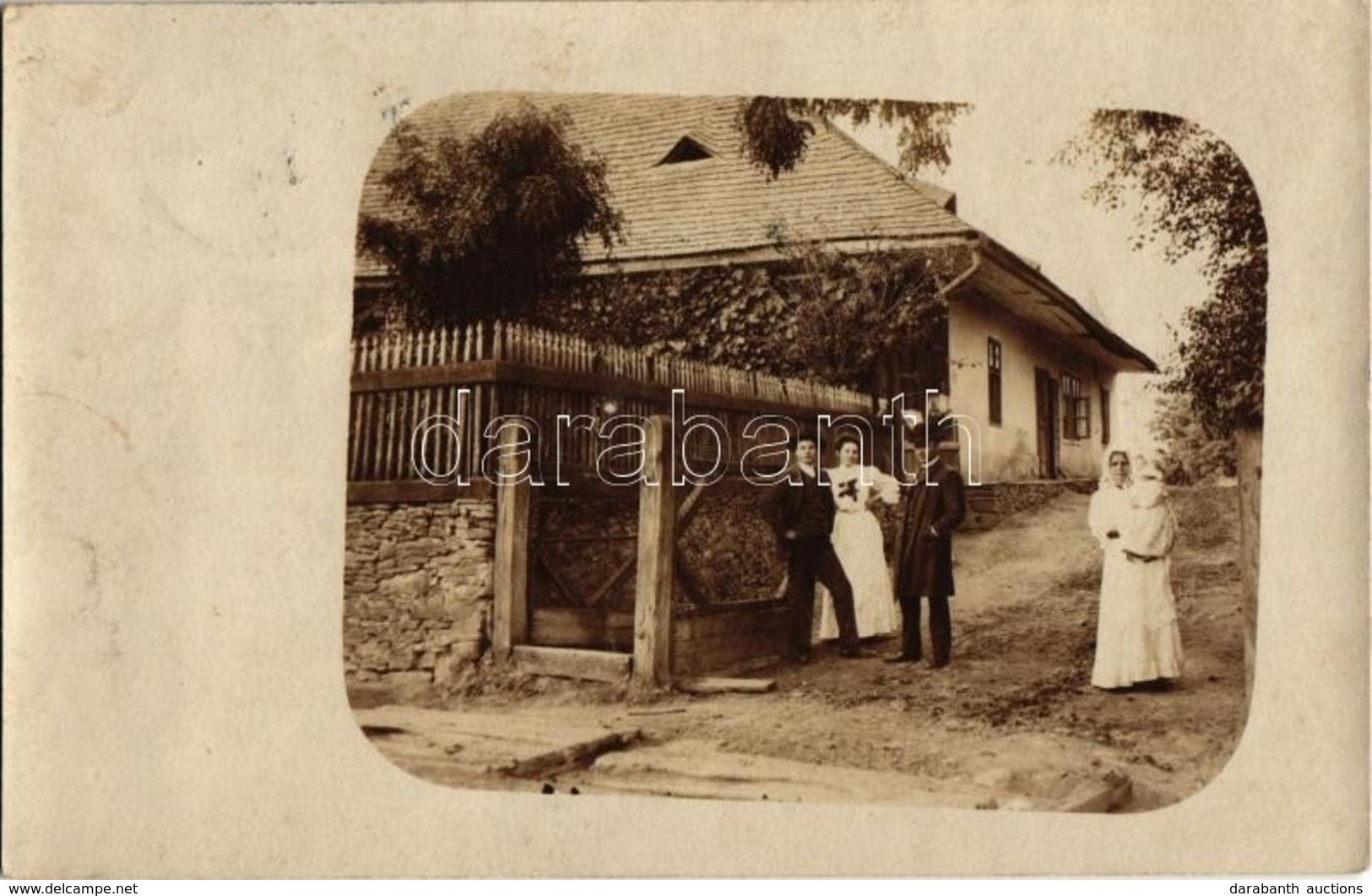 T2/T3 1909 Bóly, Jegyző Lak (?), Villa. Photo - Unclassified