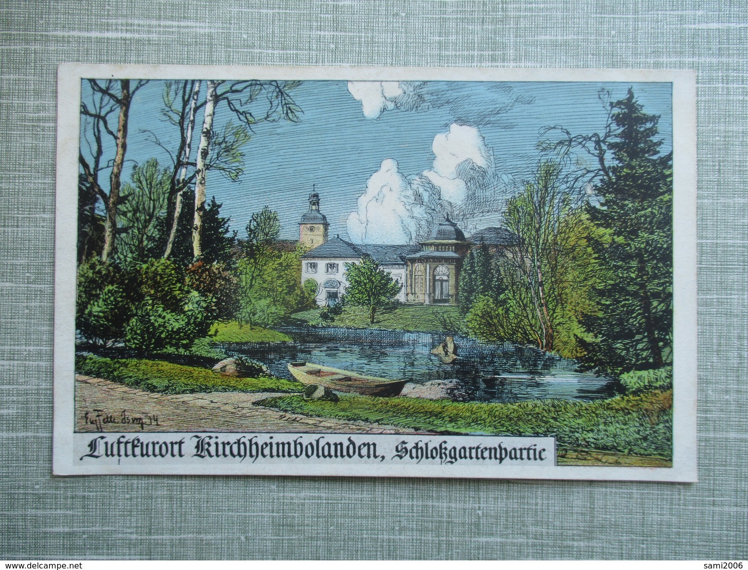 CPA ALLEMAGNE ILLUSTREE KIRCHHEIMBOLANDEN LUFTKURORT - Kirchheimbolanden