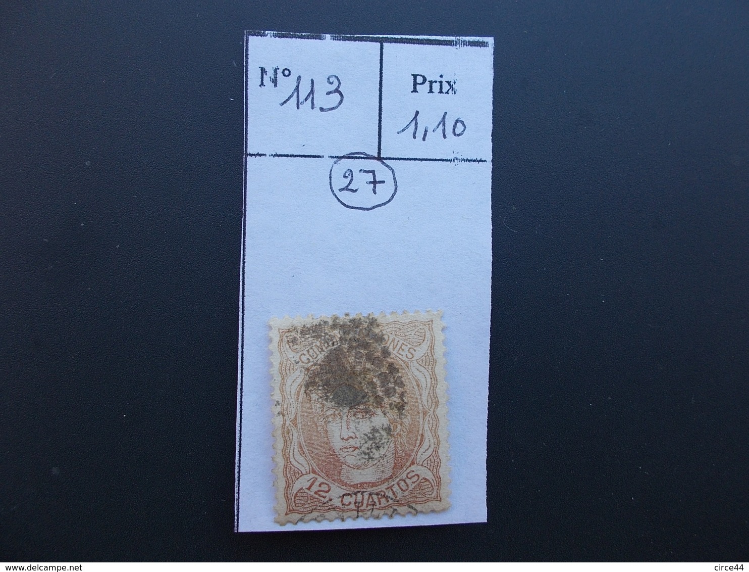 ESPAGNE.N°113.CATALOGUE YVERT. - Used Stamps