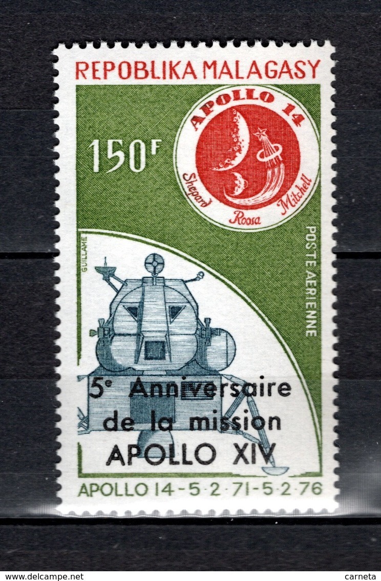 MADAGASCAR PA  N° 166   NEUF SANS CHARNIERE COTE 2.00€   ESPACE APOLLO XIV - Madagaskar (1960-...)