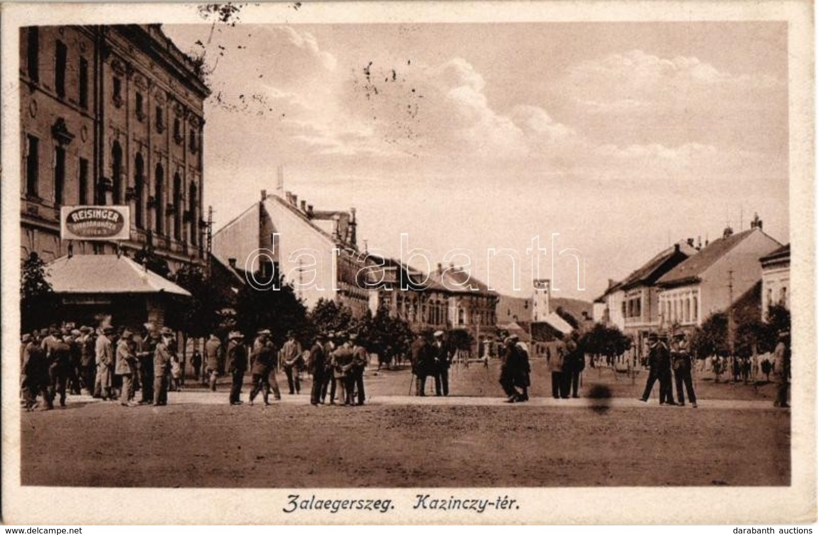 T2 1927 Zalaegerszeg, Kazinczy Tér, Reisinger Divatáruháza - Non Classés