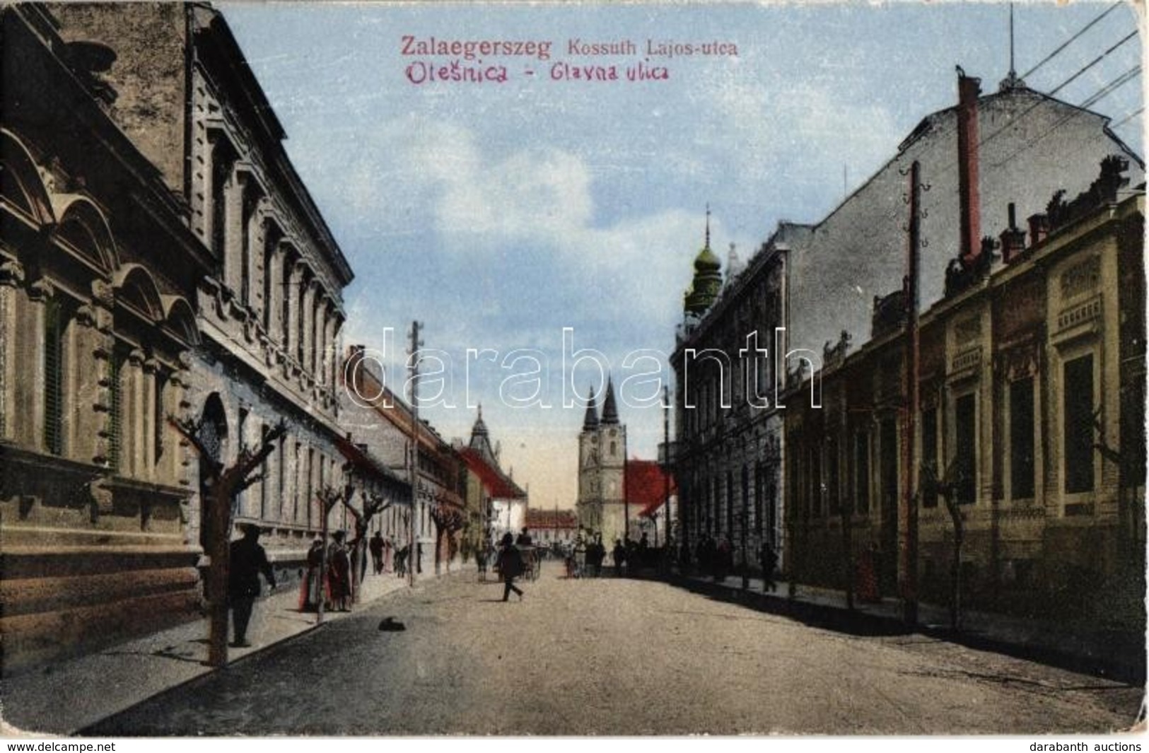 T2/T3 1918 Zalaegerszeg, Kossuth Lajos Utca (EK) - Ohne Zuordnung