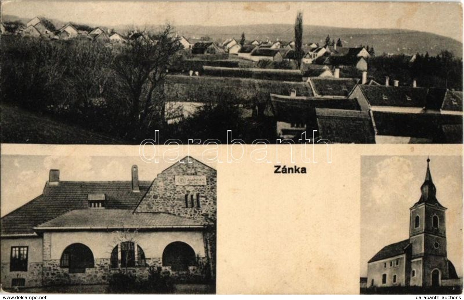 T2 1928 Zánka, Református Templom, Állami Elemi Iskola - Ohne Zuordnung