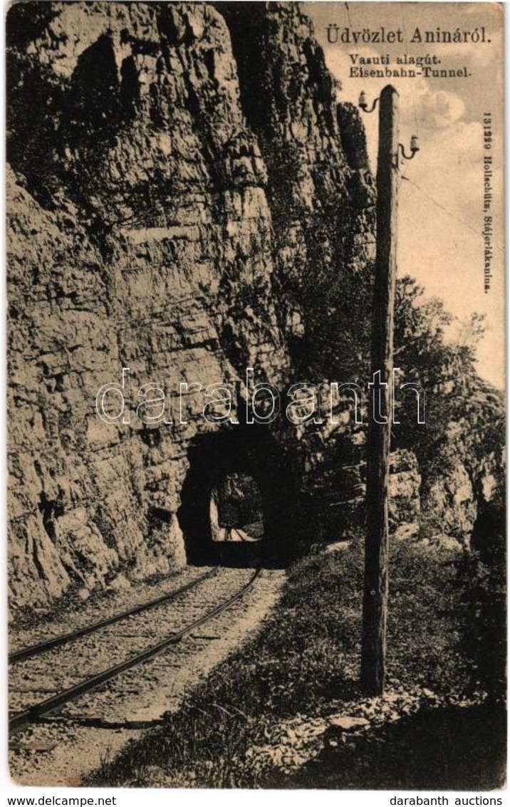 T2/T3 1909 Anina, Stájerlakanina, Steierdorf; Hegyi Vasúti Alagút / Eisenbahn-Tunnel / Railway Tunnel - Non Classés