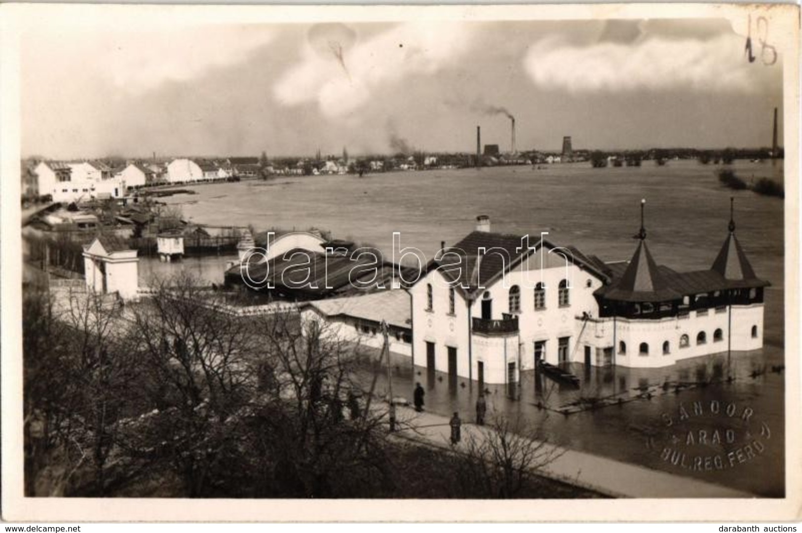 * T2 1932 Arad, Árvíz A Maros Folyón / Flood At Mures River. Sándor Photo - Unclassified