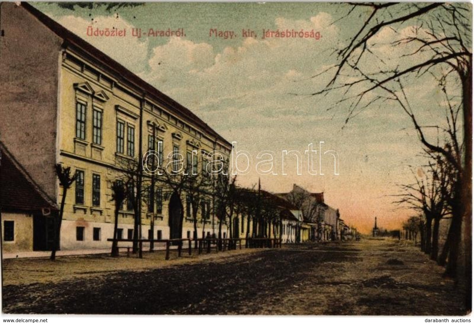 T2 1910 Arad, Újarad, Aradul Nou; Magy. Kir. Járásbíróság / County Court - Unclassified