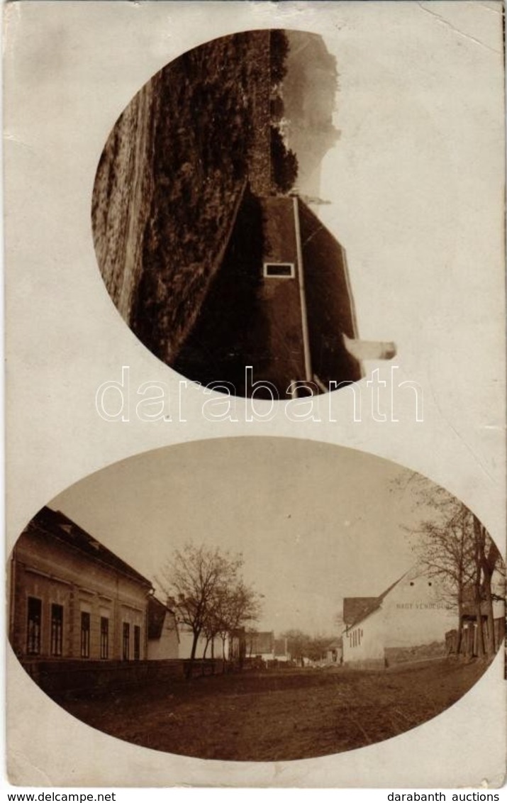 T2/T3 1910 Bálványosfürdő, Baile Balvanyos (Torja, Turia); Utcakép A Nagy Vendéglővel, Háttérben A Vár / Street View Wit - Unclassified
