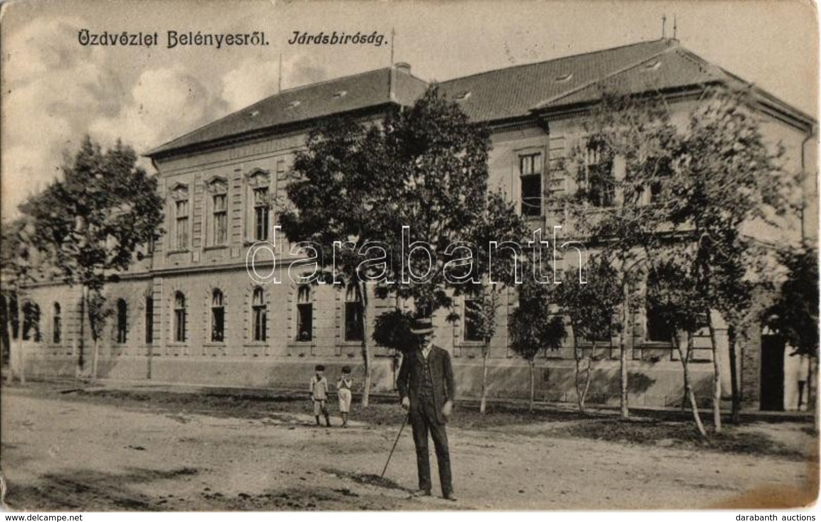 * T2/T3 1909 Belényes, Beius; Járásbíróság / County Court (fl) - Non Classés