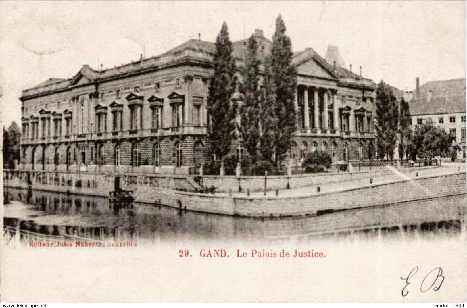 GAND-GENT - Palais De Justice - Carte Précurseur - Oblitération De 1902 - Gent