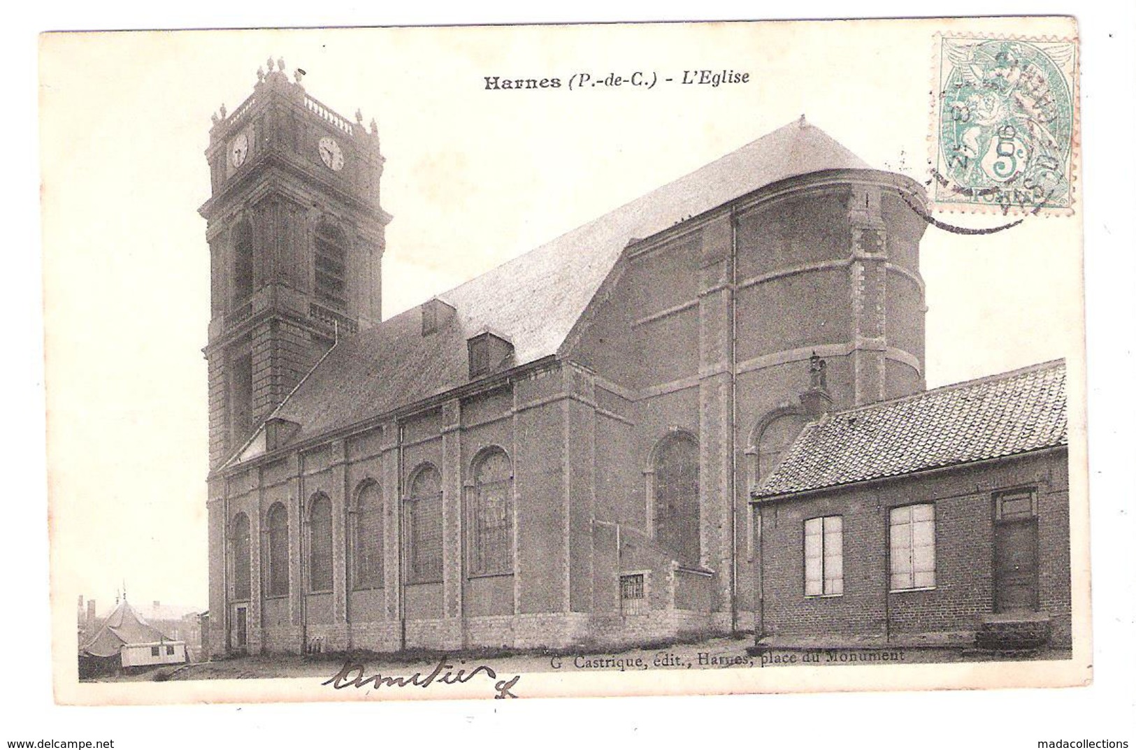 Harnes (62 - Pas De Calais)  L'église - Harnes