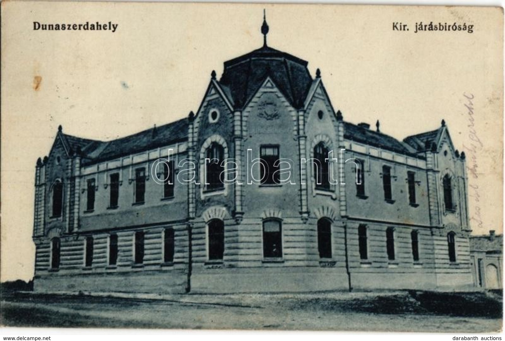 T2 1915 Dunaszerdahely, Dunajská Streda; Kir. Járásbíróság. Goldstein Józsua Kiadása / County Court - Unclassified