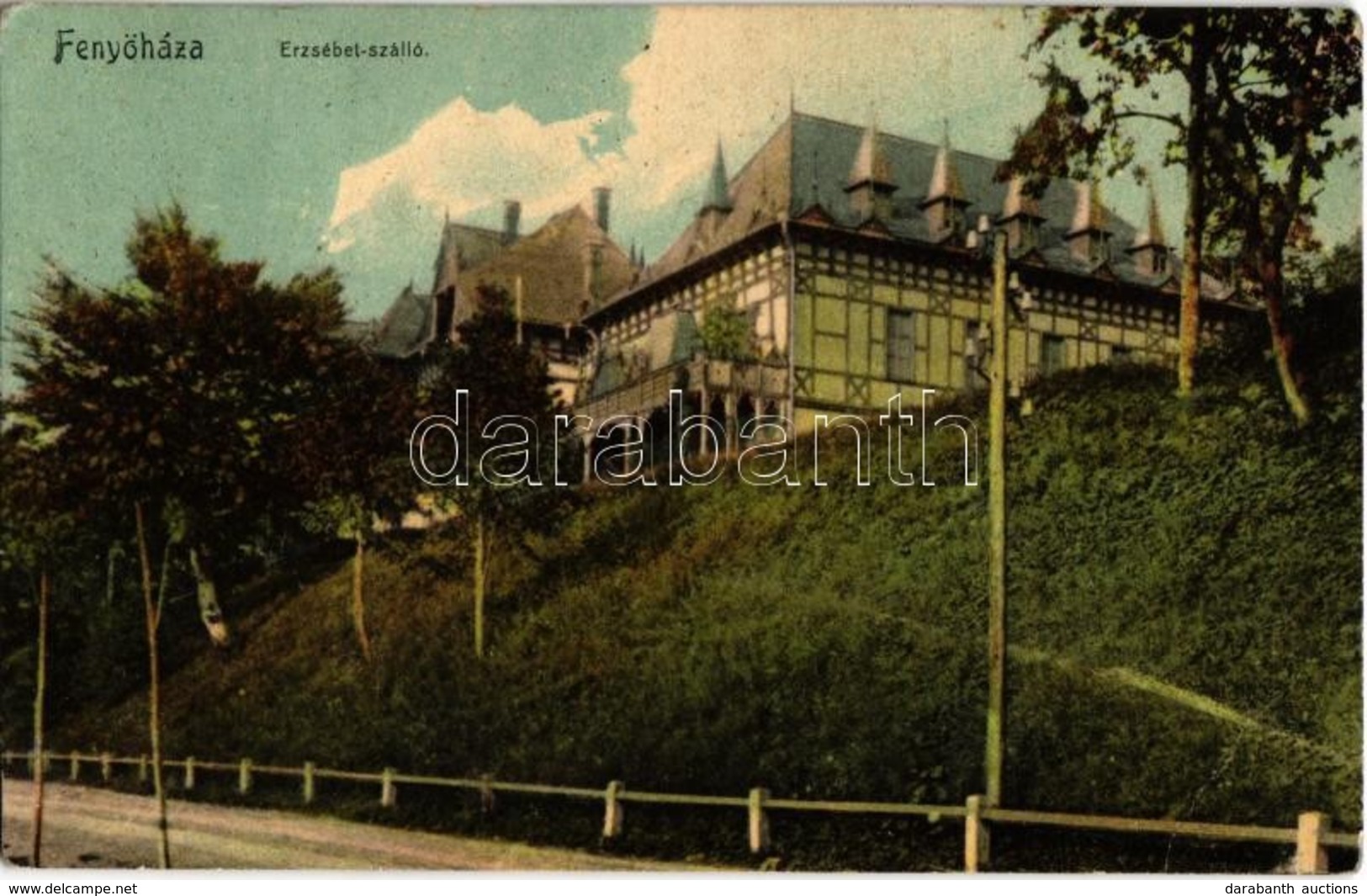 T2/T3 1920 Fenyőháza, Lubochna; Erzsébet Szálló / Hotel (EK) - Unclassified