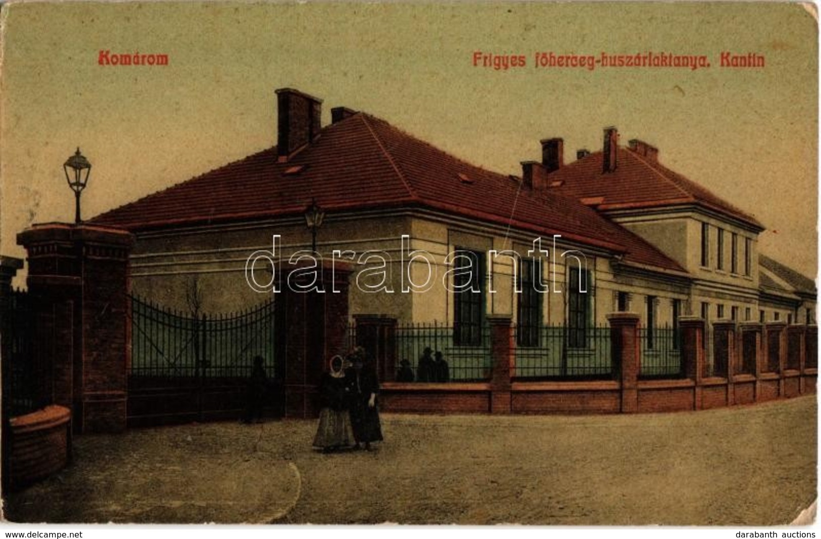 T2/T3 1911 Komárom, Komárnó; Frigyes Főherceg Huszárlaktanya, Kantin / Canteen Of The Hussar Barracks (EK) - Ohne Zuordnung