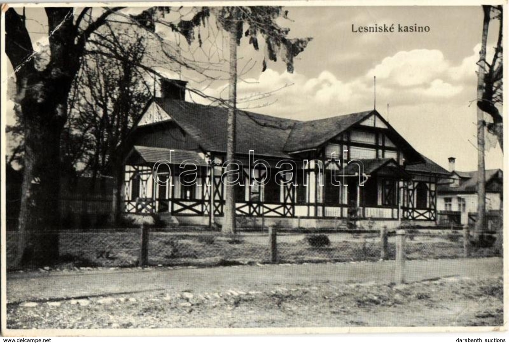 T3 1931 Bustyaháza, Handalbustyaháza, Bushtyno, Bustino; Erdészeti Kaszinó / Lesniské Kasino / Forestry Casino (EB) - Non Classés