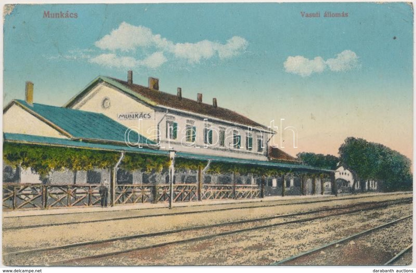 T2/T3 Munkács, Mukacheve, Mukacevo; Vasútállomás / Bahnhof / Railway Station (EK) - Non Classés