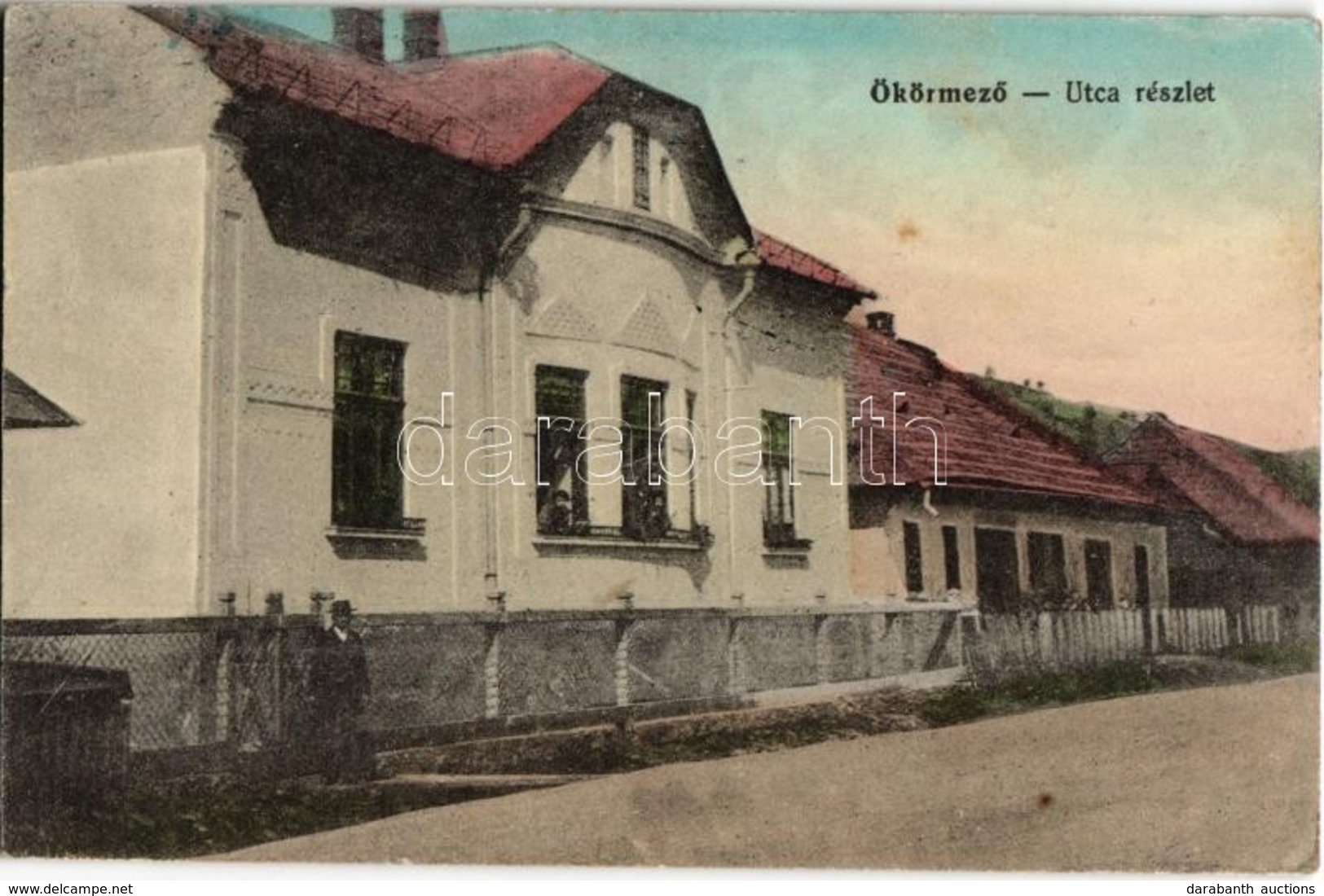 T2/T3 1915 Ökörmező, Volove Polje, Mizhhirya, Boureni; Utca / Street  + K.u.K. Feldpostmat 94. - Ohne Zuordnung