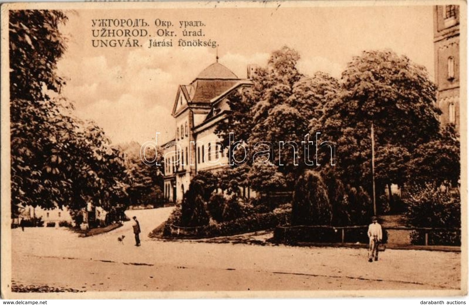 T2/T3 Ungvár, Uzshorod, Uzhorod; Járási Főnökség / Okr. úrad / County Hall - Ohne Zuordnung