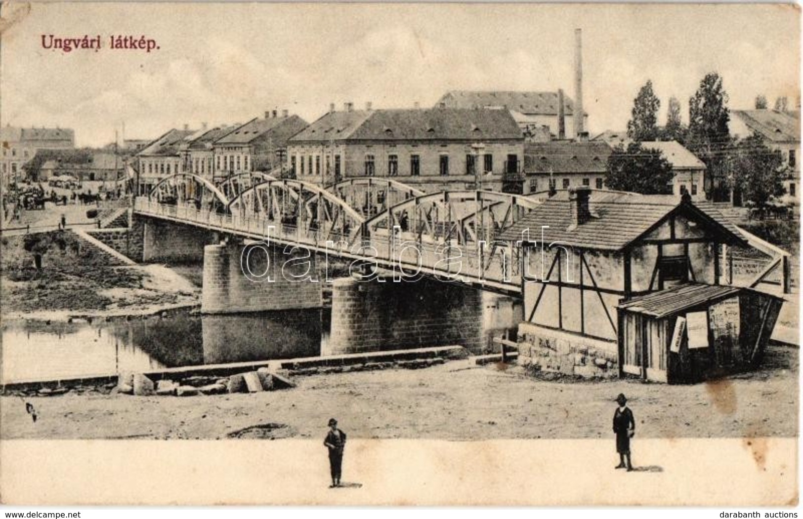 ** T2/T3 Ungvár, Uzshorod, Uzhorod; Híd. Székely és Illés Kiadása / Bridge  (fl) - Ohne Zuordnung