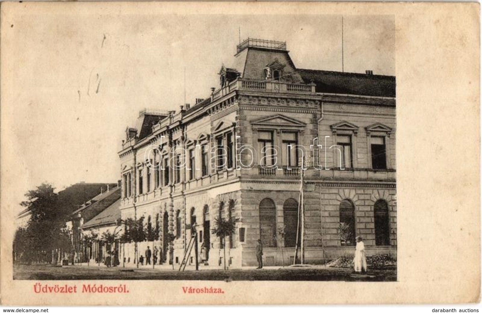 T2/T3 1913 Módos, Jasa Tomic; Városháza / Town Hall (EK) - Non Classés