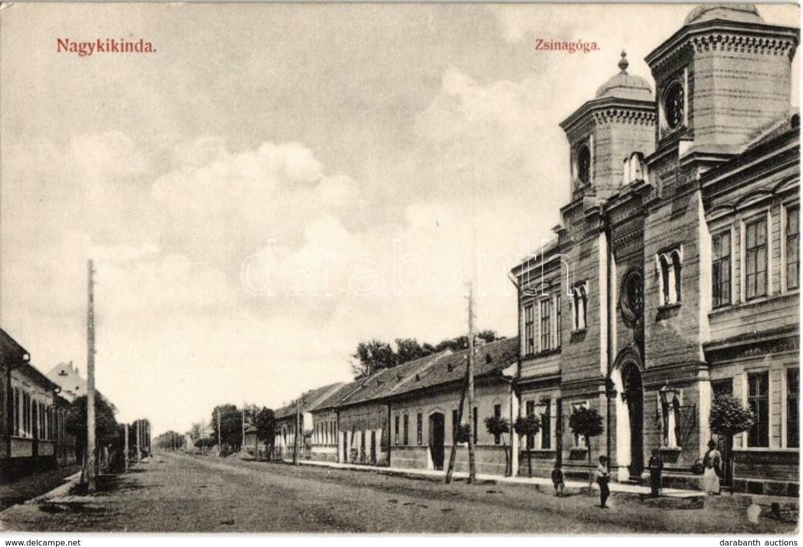 * T2 Nagykikinda, Kikinda; Zsinagóga. Pannonia Nyomda Kiadása / Synagogue - Unclassified